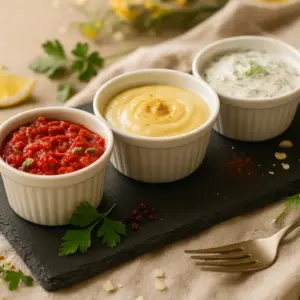 3 Berliner Dönersaucen 3 Berliner Dönersaucen (Kräutersauce, Knoblauchsauce und scharfe Dönersauce)