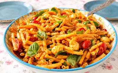 Einfache Rezepte und Spielideen für Kinder 5-Zutaten Nudelsalat einfach und schnell gemacht