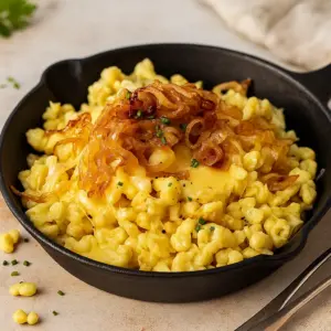 Allgäuer Kässpatzen – einfaches Rezept Allgäuer Kässpatzen