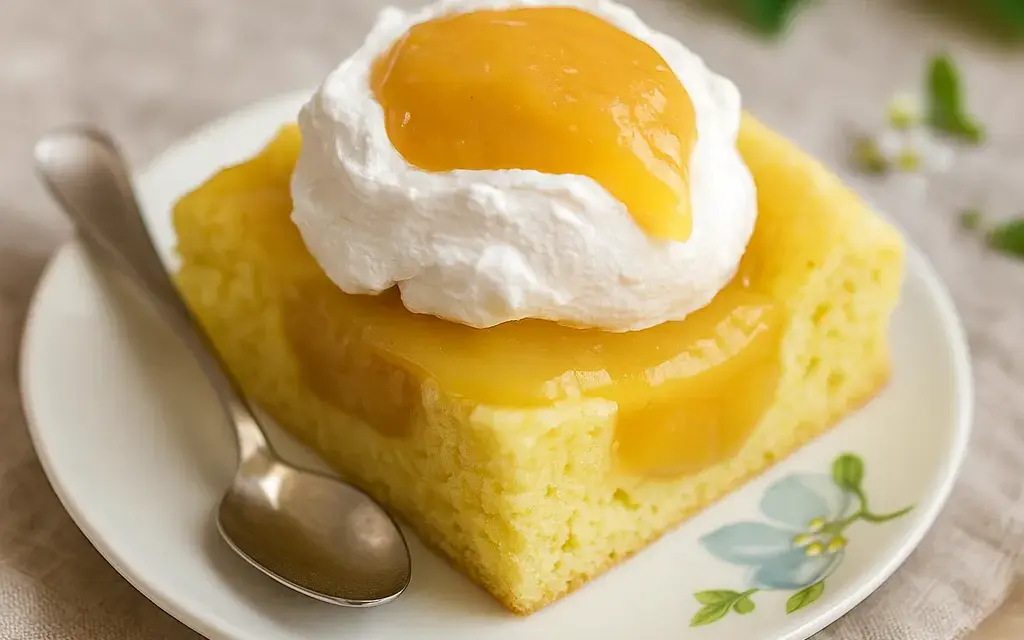 Apfel-Pudding-Kuchen