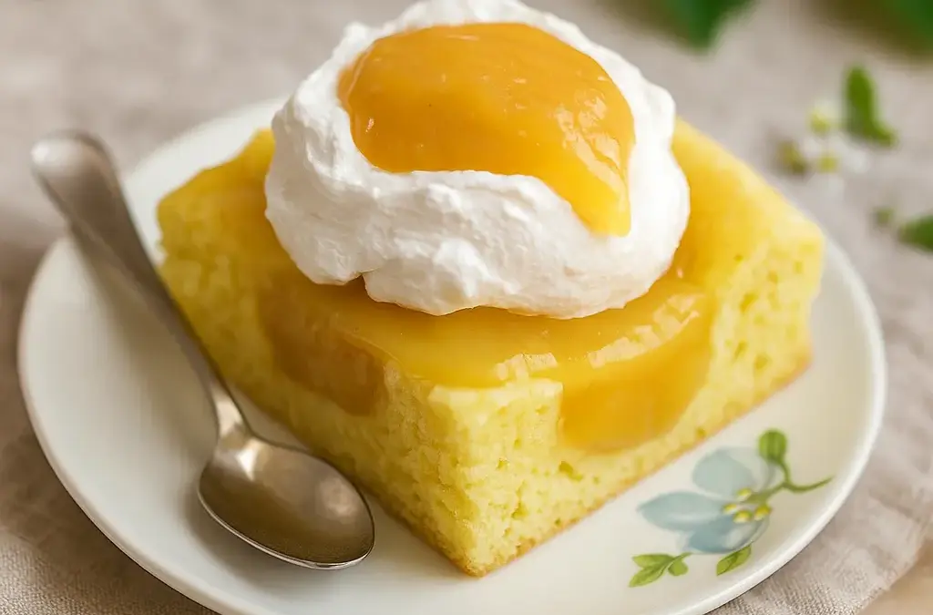 Apfel-Pudding-Kuchen