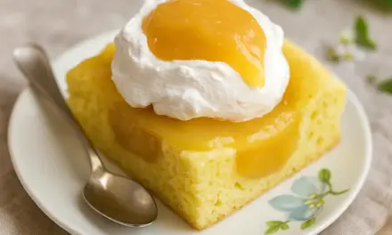 Apfel-Pudding-Kuchen