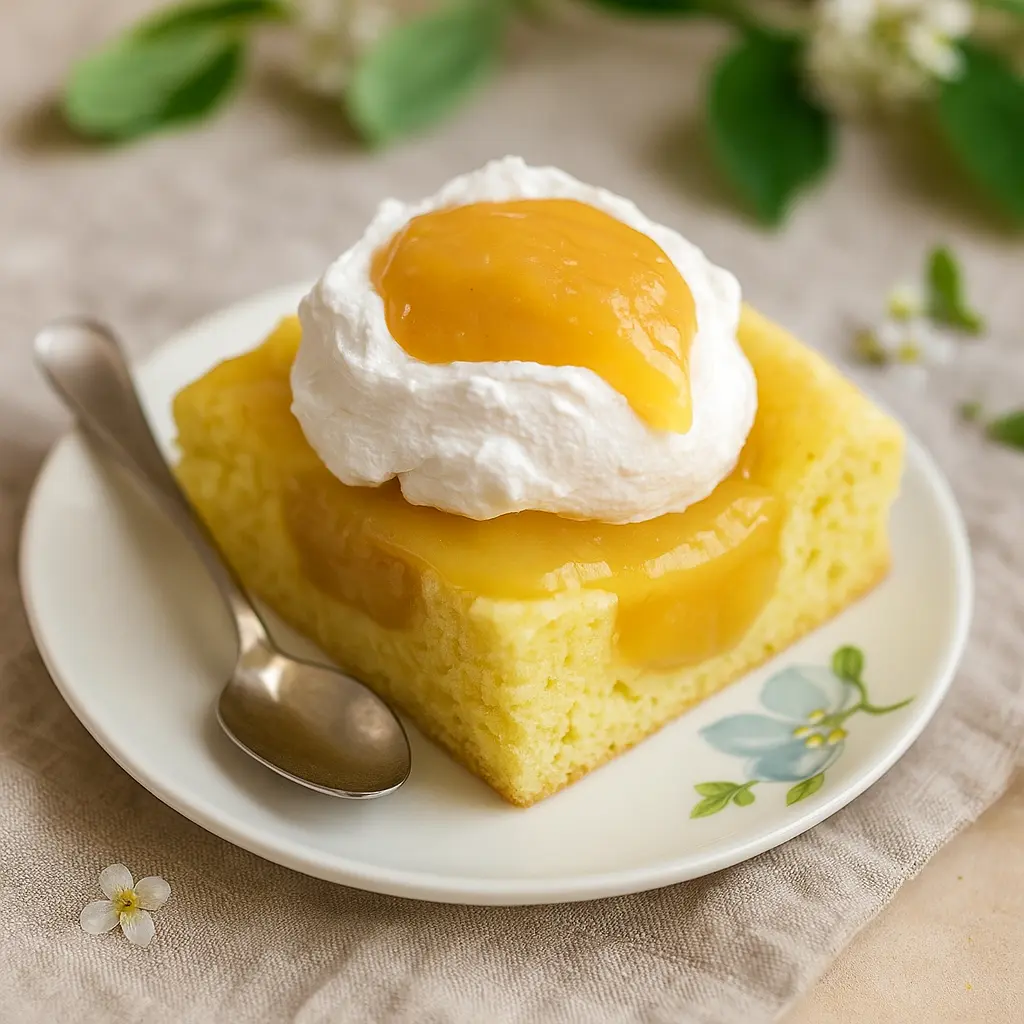 Apfel-Pudding-Kuchen