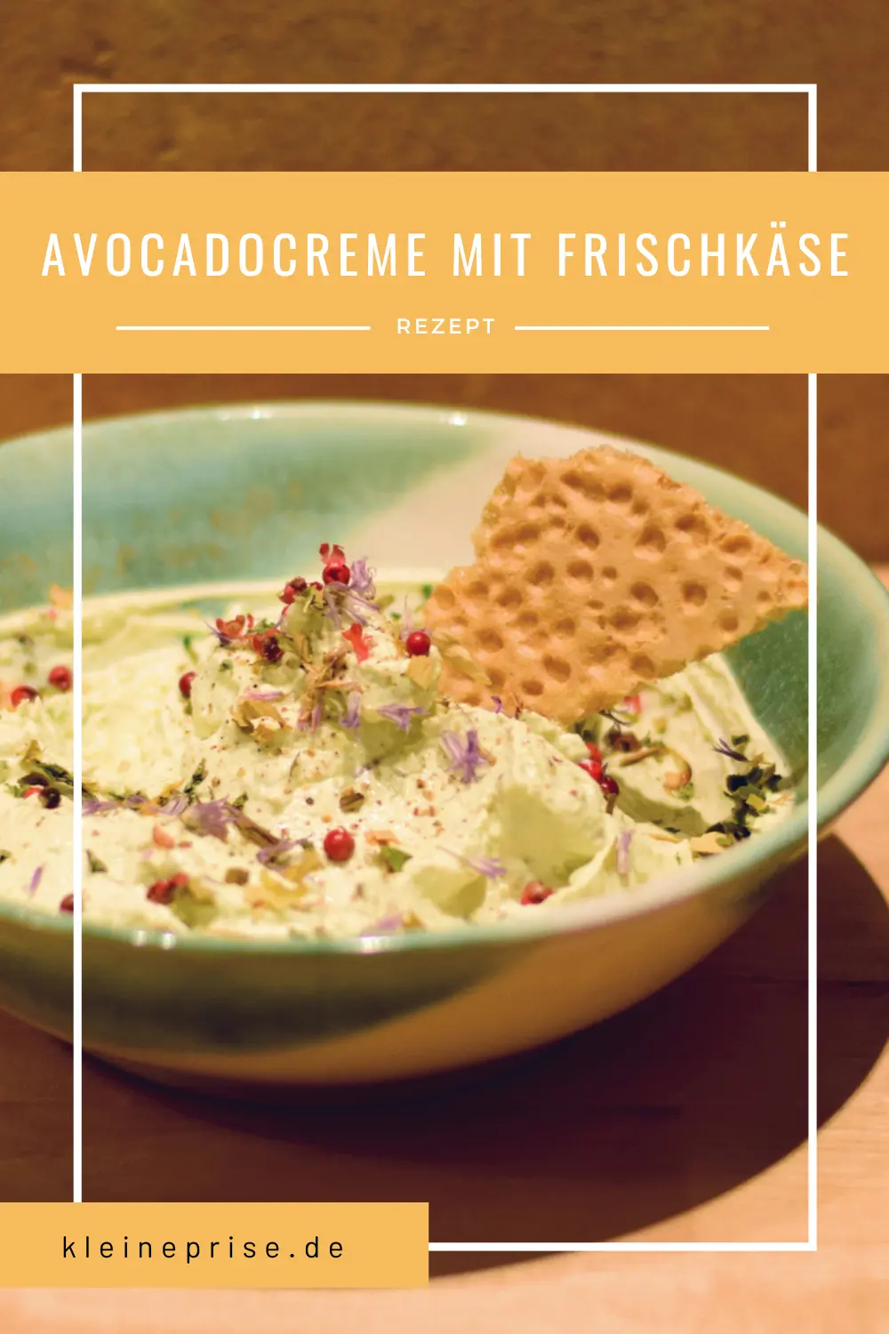 Pinterest: Avocadocreme mit Frischkäse