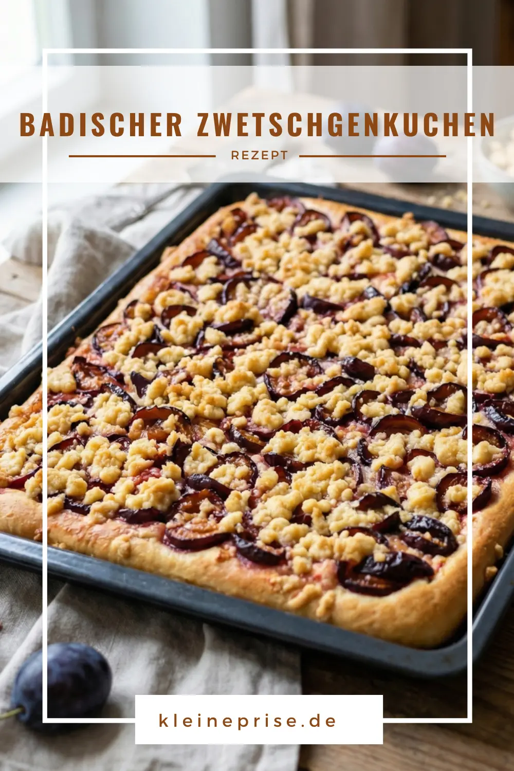 Pinterest: Badischer Zwetschgenkuchen