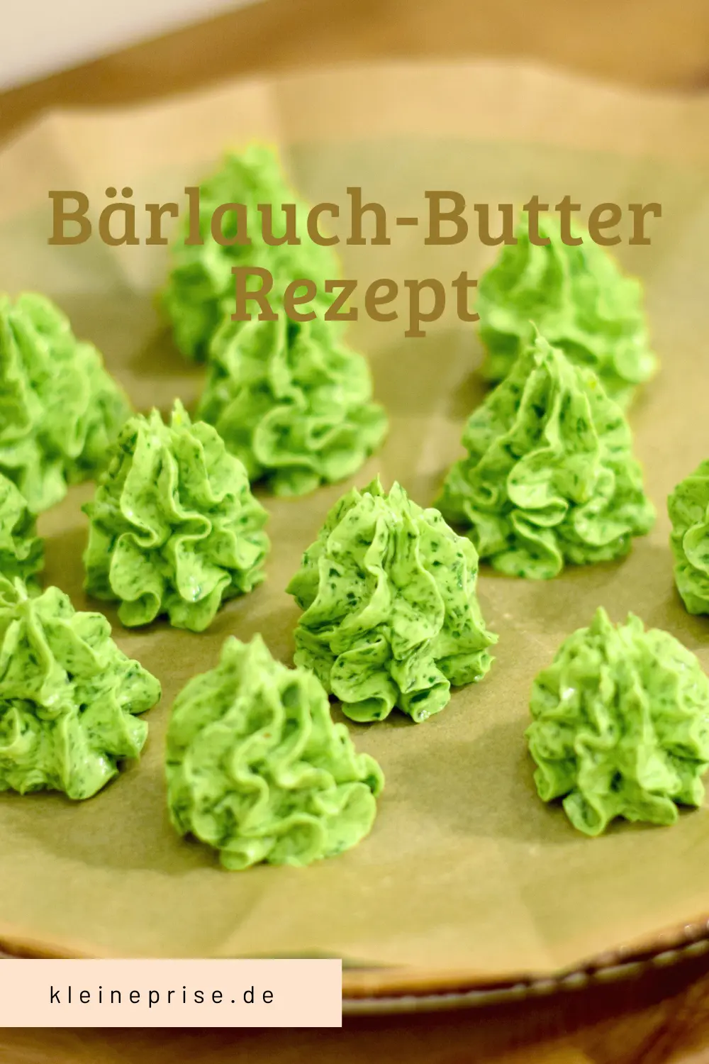 Pin es bei Pinterest: Bärlauch-Butter Rezept