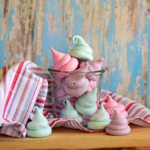 Baiser Rezept mit Puderzucker