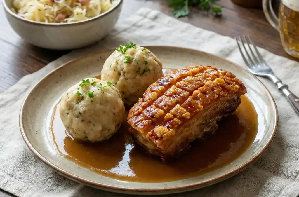 Schwäbische Maultaschen Rezept Bayerischer Schweinebraten