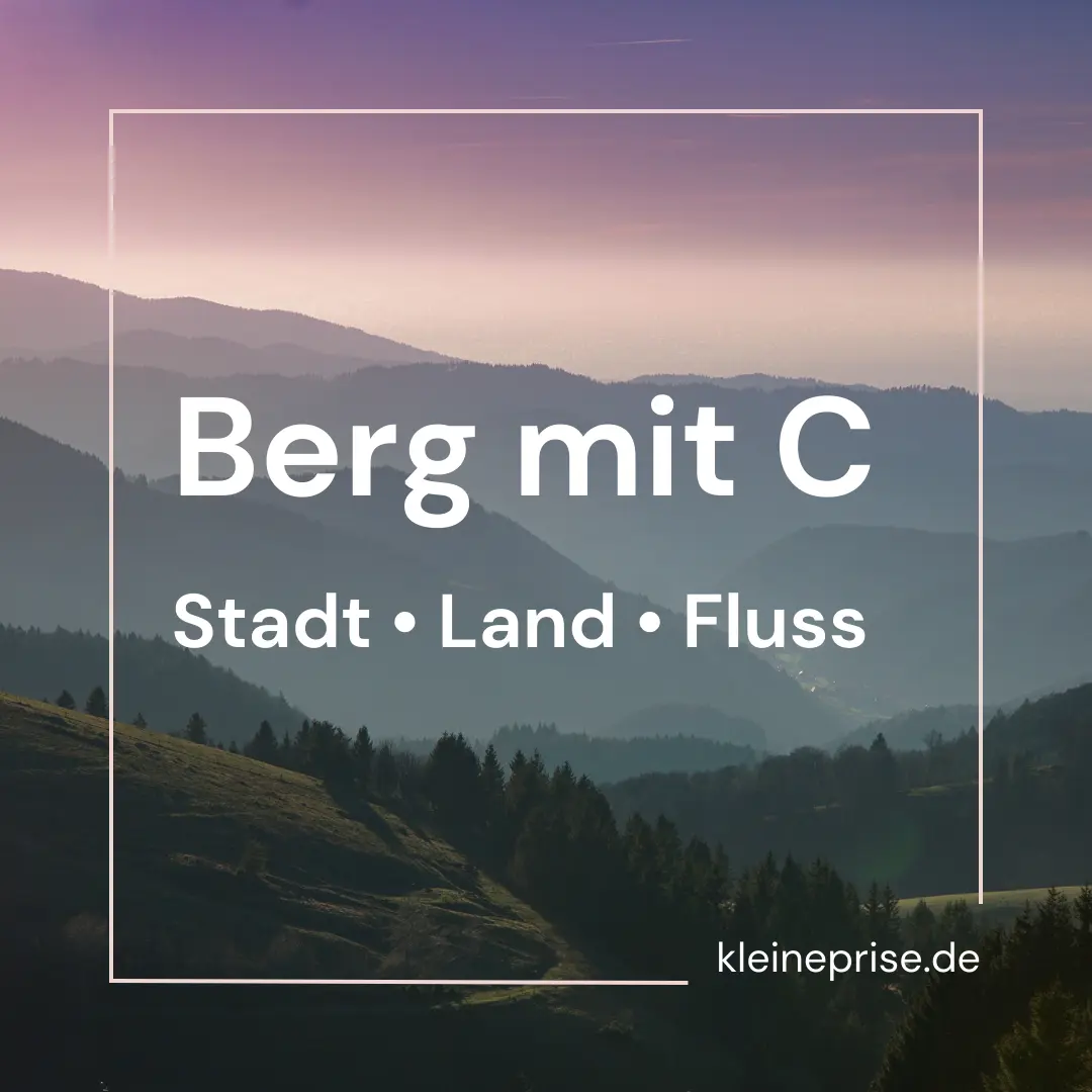 Berg mit C