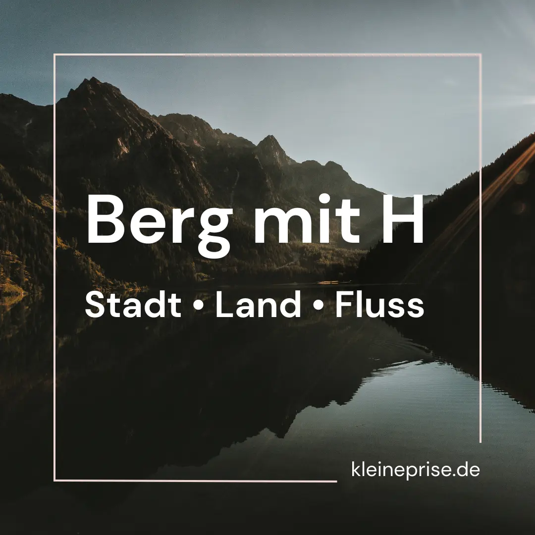 Berg mit H