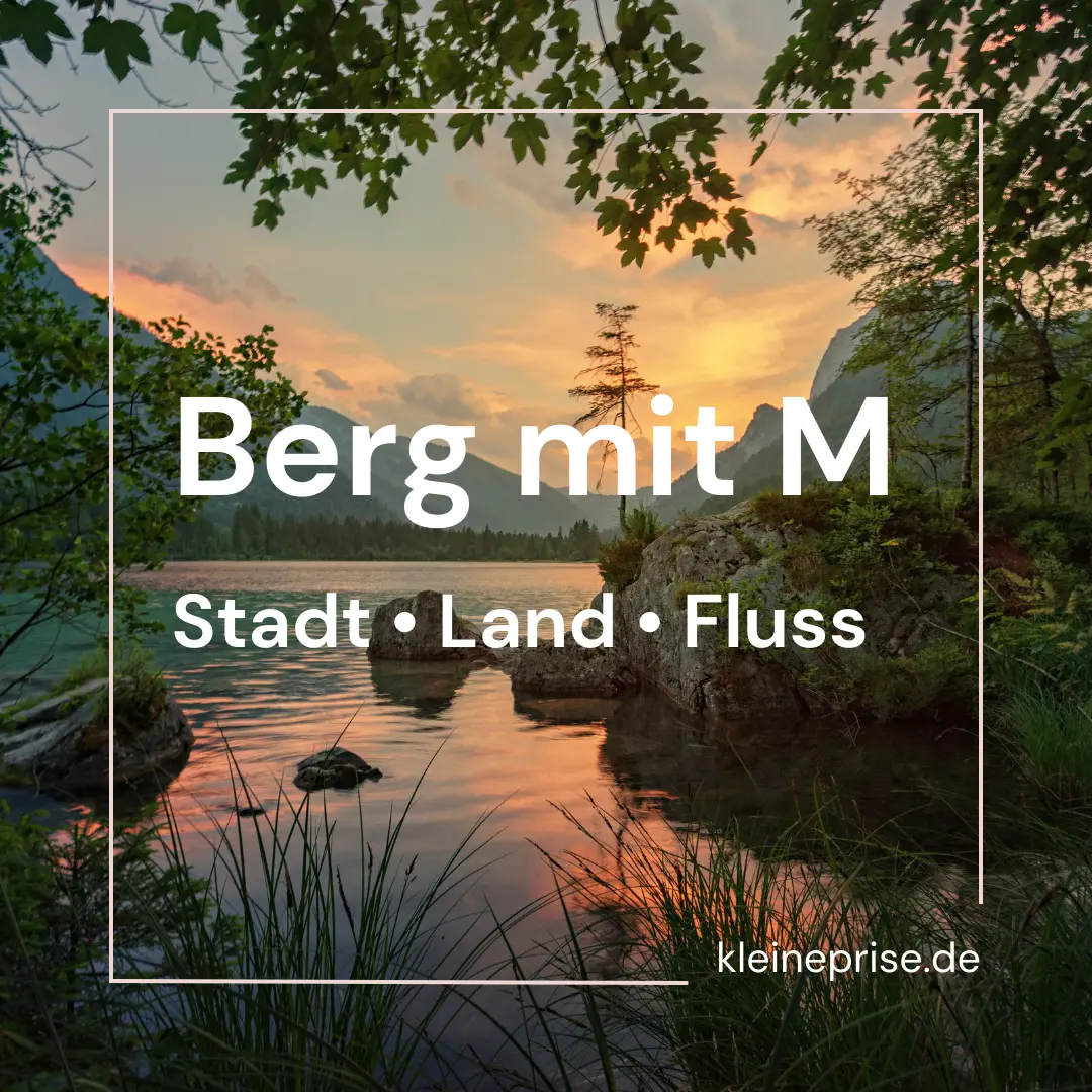 Berg mit M