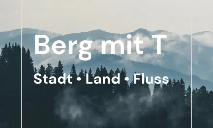 Berg mit T – Stadt Land Fluss