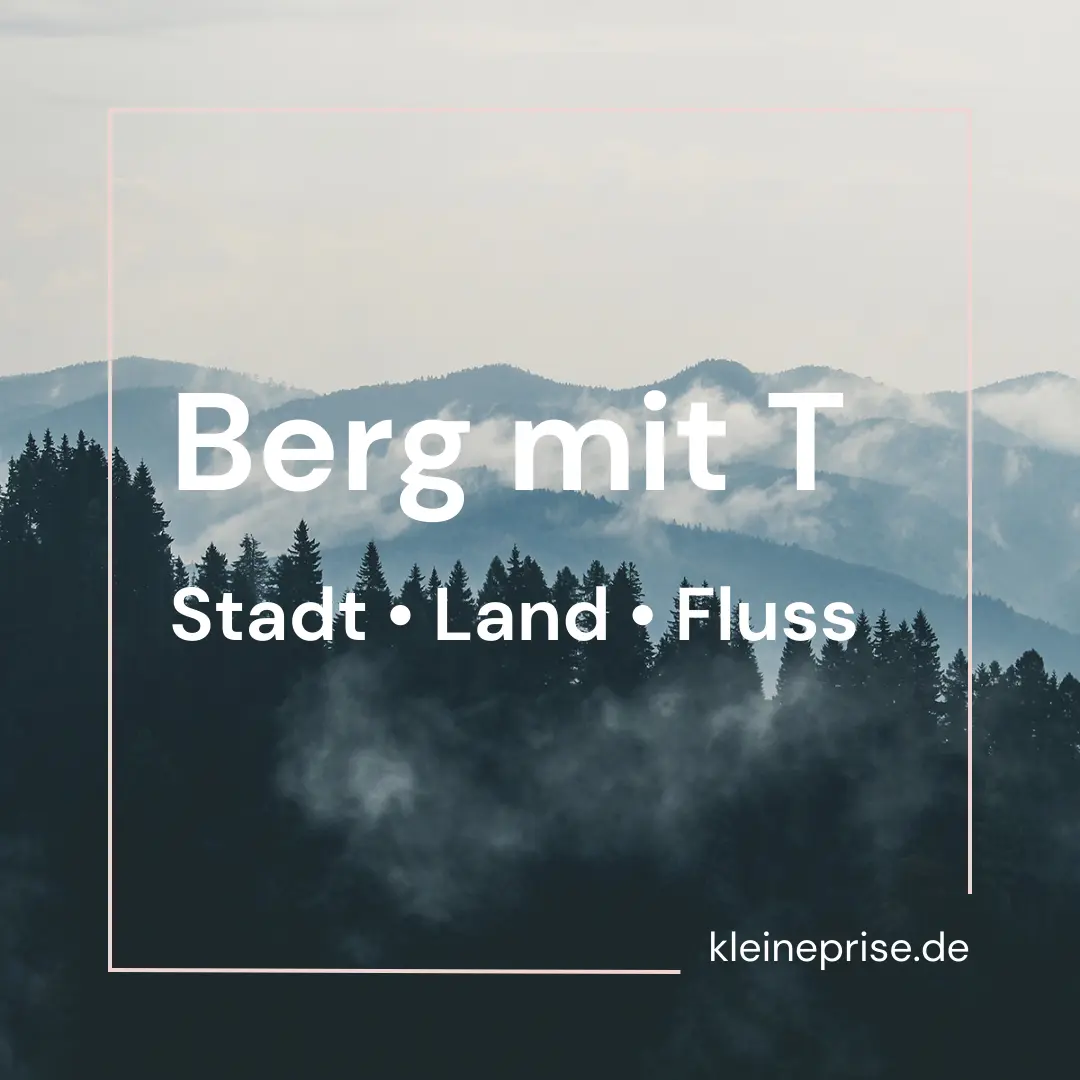 Berg mit T