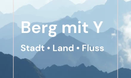 Berg mit Y – Stadt Land Fluss