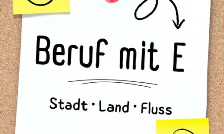 Beruf mit E – Stadt Land Fluss