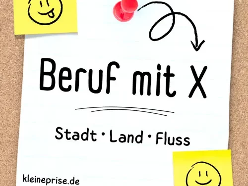 Beruf mit X – Stadt Land Fluss