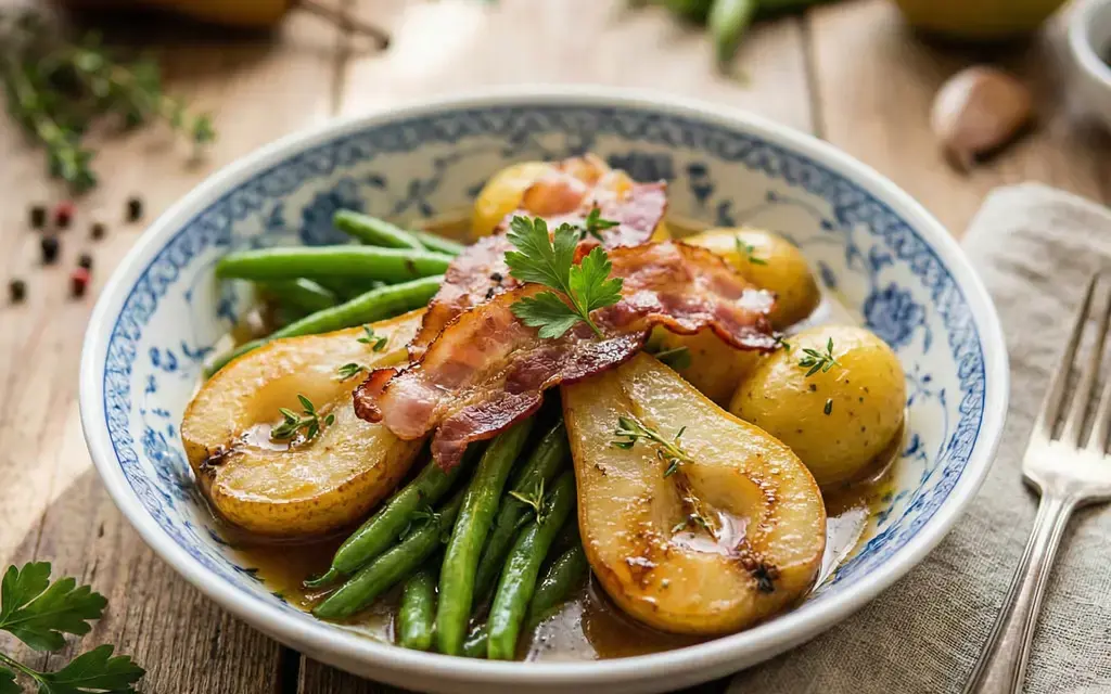 Birnen, Bohnen und Speck