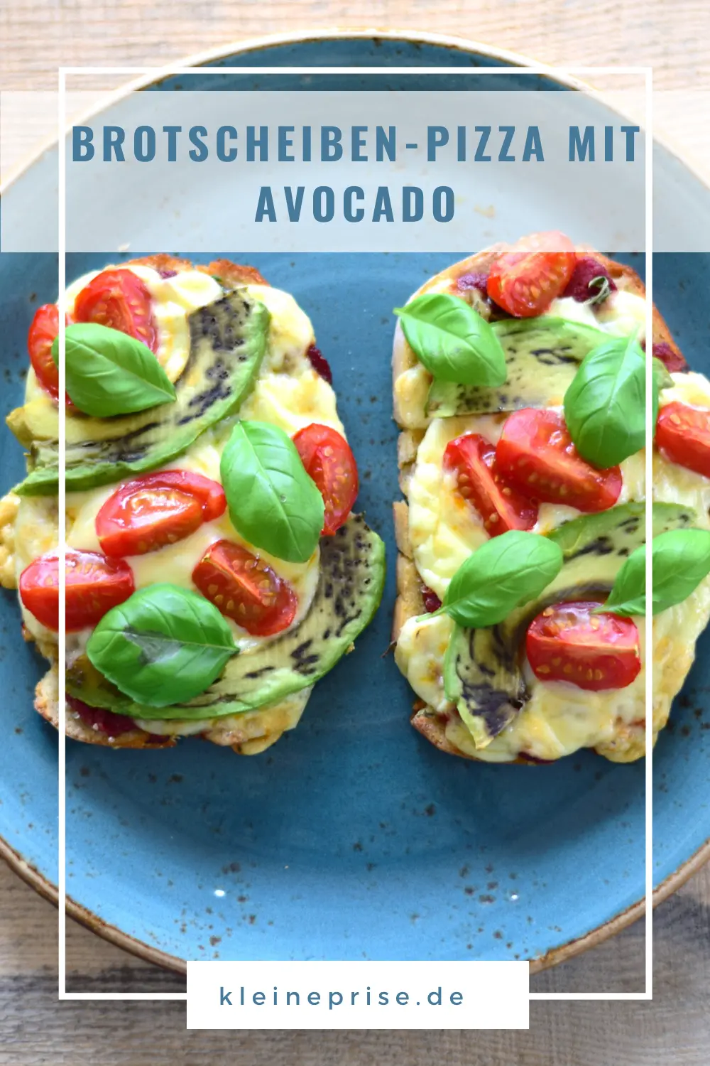 Pinterest: Brotscheiben-Pizza mit Avocado – Rezept Pinterest: Brotscheiben-Pizza mit Avocado