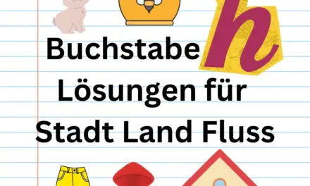 Buchstabe H 🍔 Lösungen für Stadt Land Fluss