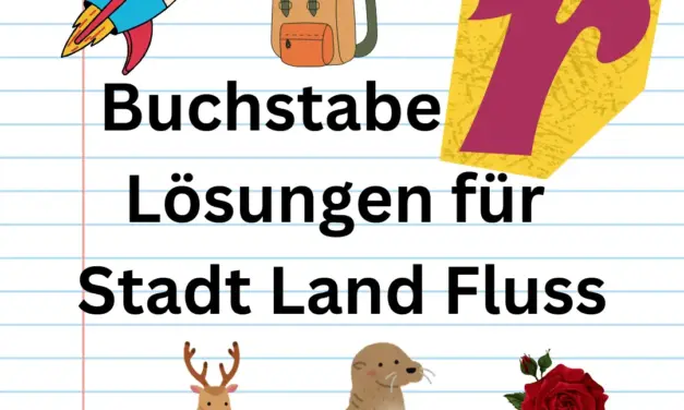 Buchstabe R 🌈 Lösungen für Stadt Land Fluss