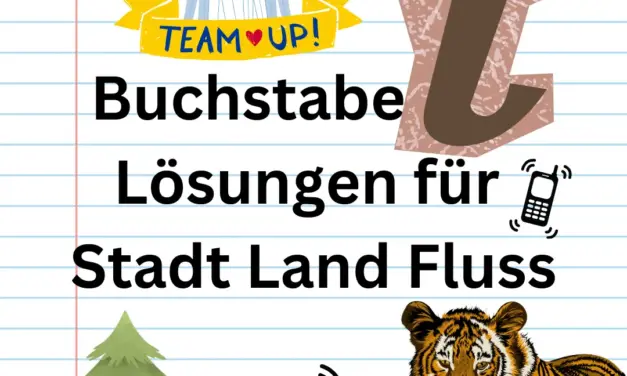 Buchstabe T ☎️ Lösungen für Stadt Land Fluss