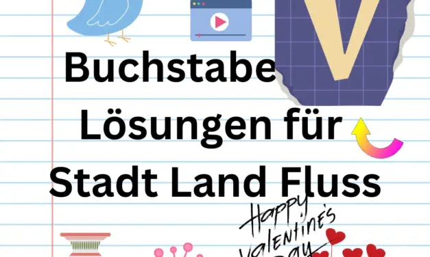 Buchstabe V 🖖 Lösungen für Stadt Land Fluss