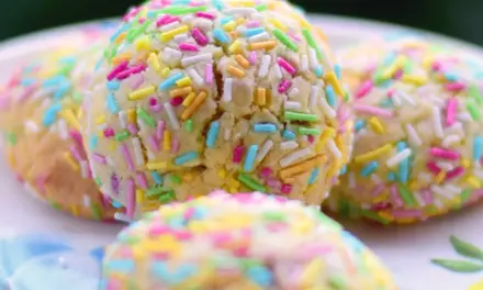 Bunte Kekse sind Konfetti-Kekse