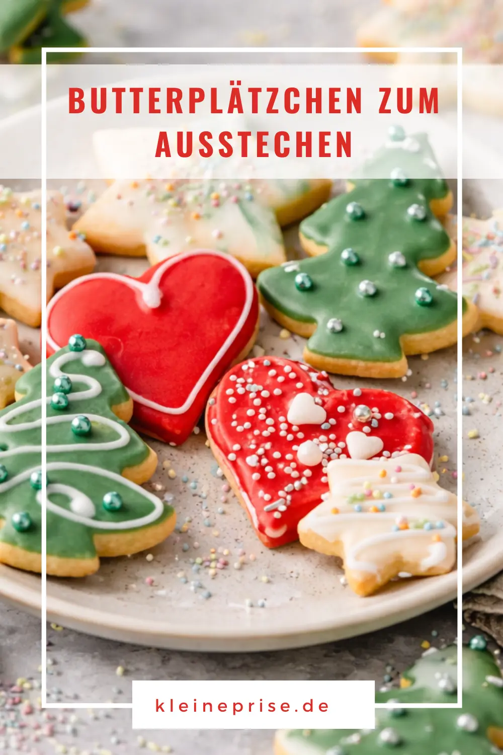 Pinterest: Butterplätzchen zum Ausstechen – Rezept Pinterest: Butterplätzchen zum Ausstechen