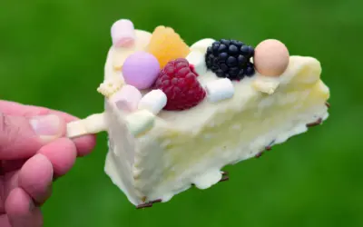 Was kann man mit Obst machen? Rezepte mit Obst Cheesecake am Stiel – Käsekuchen mit Stiel