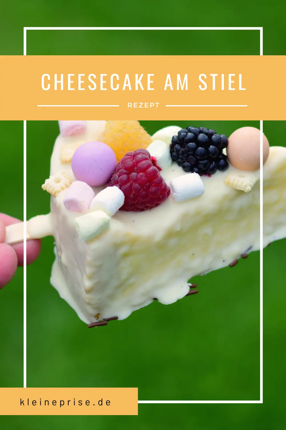 Pinterest: Cheesecake am Stiel