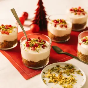 Cheesecake im Glas Weihnachts-Cheesecake im Glas