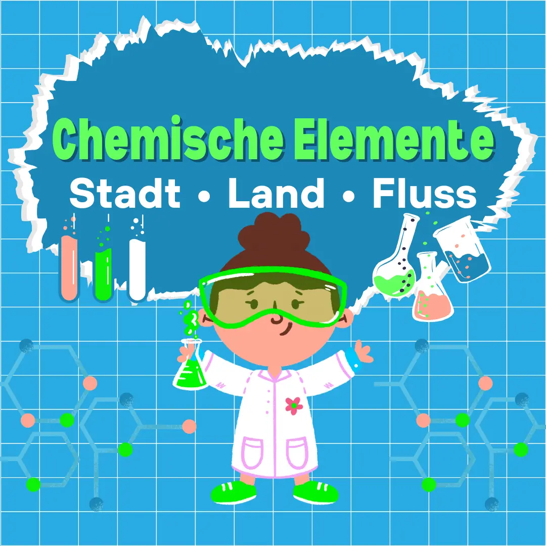 Lösungen für Stadt Land Fluss – Chemische Elemente! Chemische Elemente