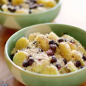 Dinkelflocken mit Joghurt - Flockenmüsli Dinkelflocken mit Joghurt
