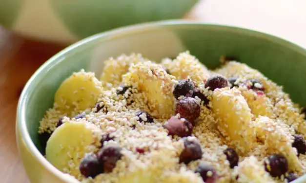 Dinkelflocken mit Joghurt – Flockenmüsli