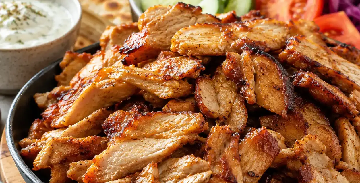 Dönerfleisch wie vom Imbiss – saftig, würzig und einfach aus der Pfanne