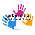 Farbe mit G – Stadt Land Fluss