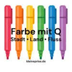 Farbe mit Q – Stadt Land Fluss