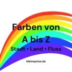 Farben von A bis Z – Stadt Land Fluss