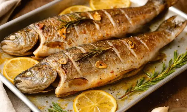 Forelle mit Kräutern