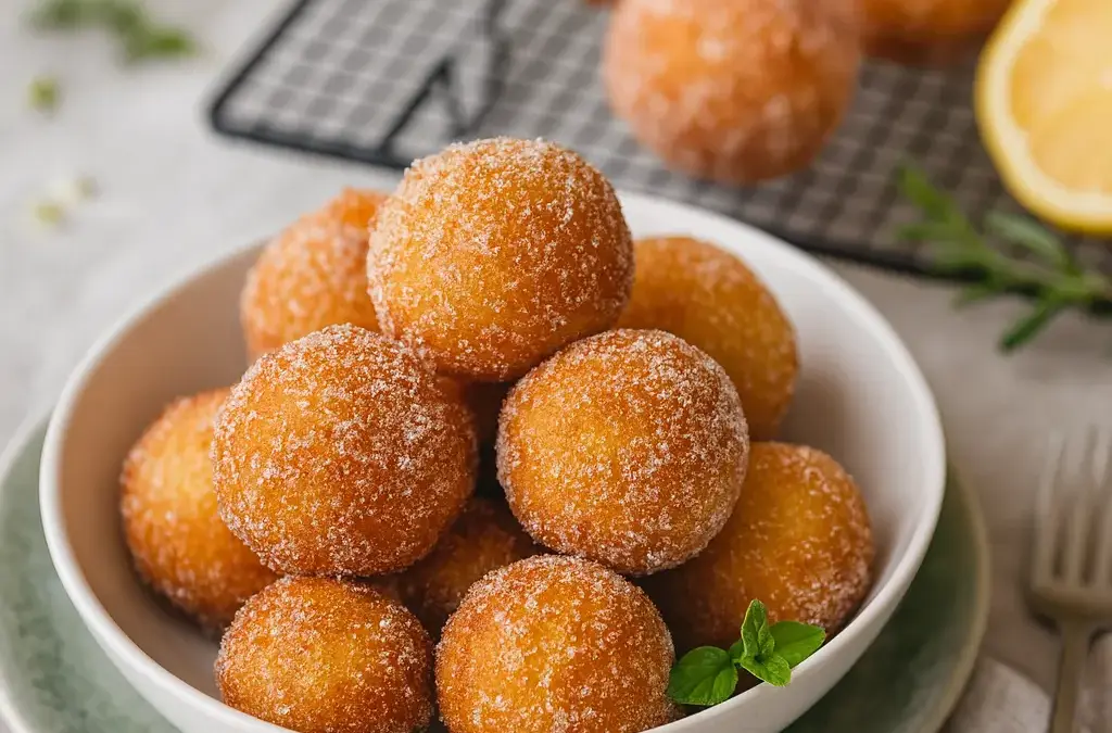 Frittierte Quarkbällchen – einfaches Rezept