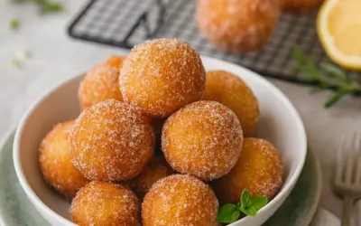 Frittierte Quarkbällchen – einfaches Rezept