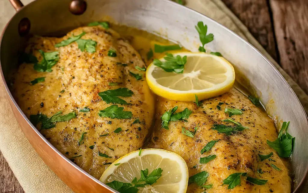 Gebratene Forellen mit Kräutern