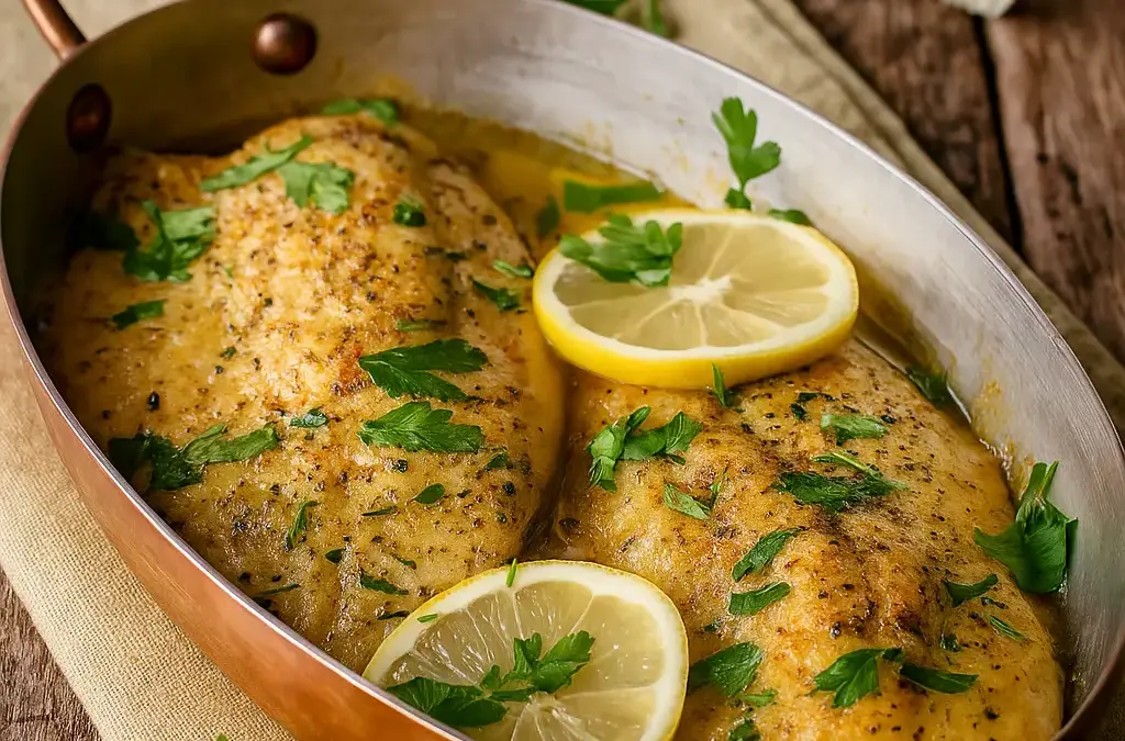 Gebratene Forellen mit Kräutern