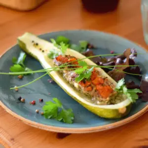 gefüllte Zucchini mit Hackfleisch