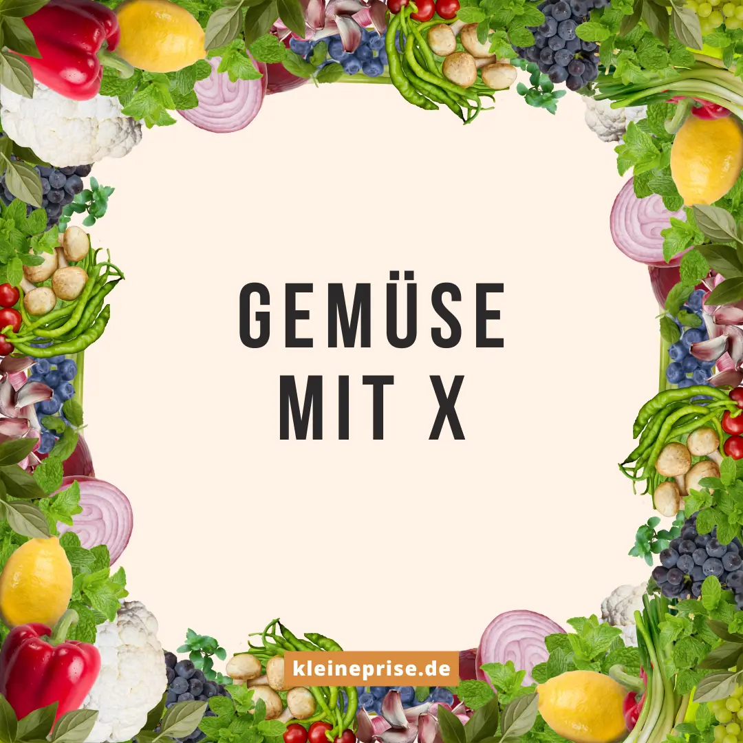 Gemüse mit X