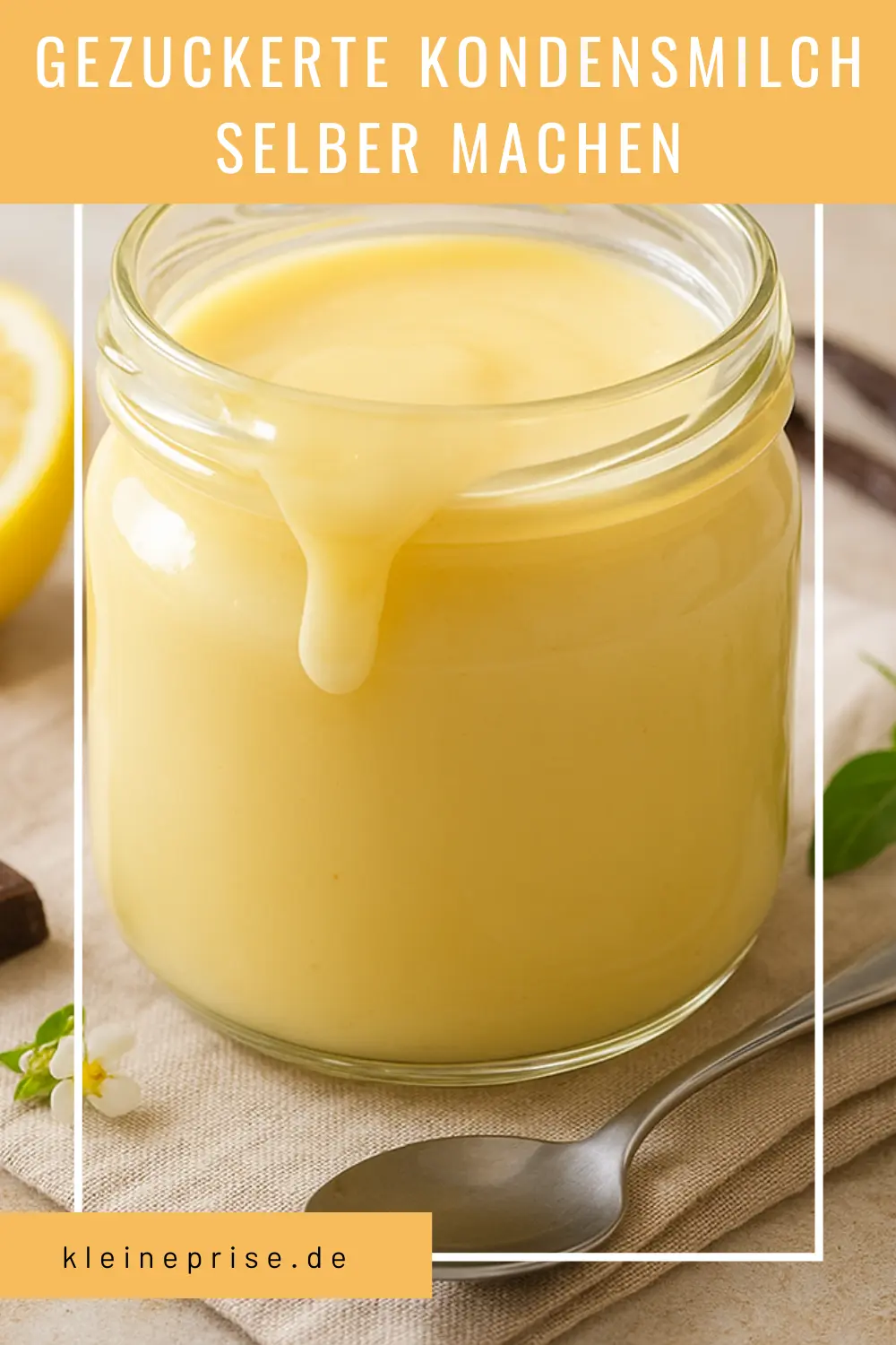 Pinterest: gezuckerte Kondensmilch selber machen