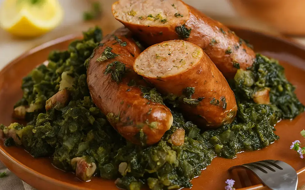 Grünkohl mit Bregenwurst