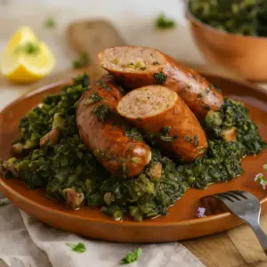 Grünkohl mit Bregenwurst Grünkohl mit Bregenwurst