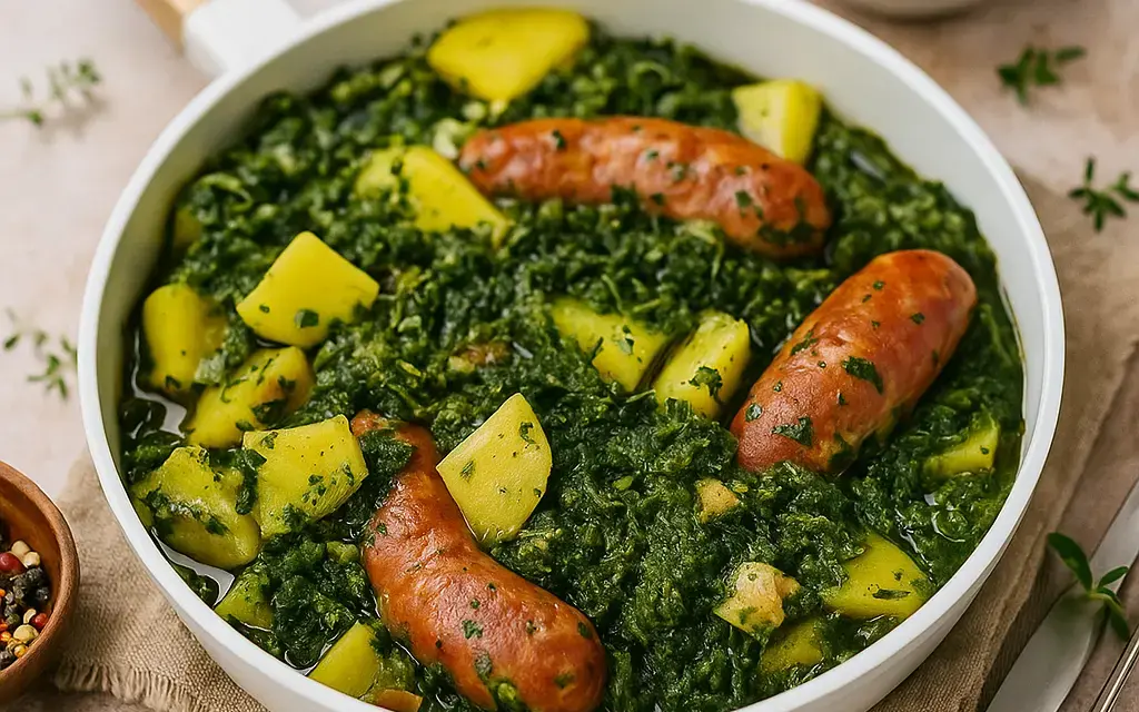 Grünkohl mit Mettwurst