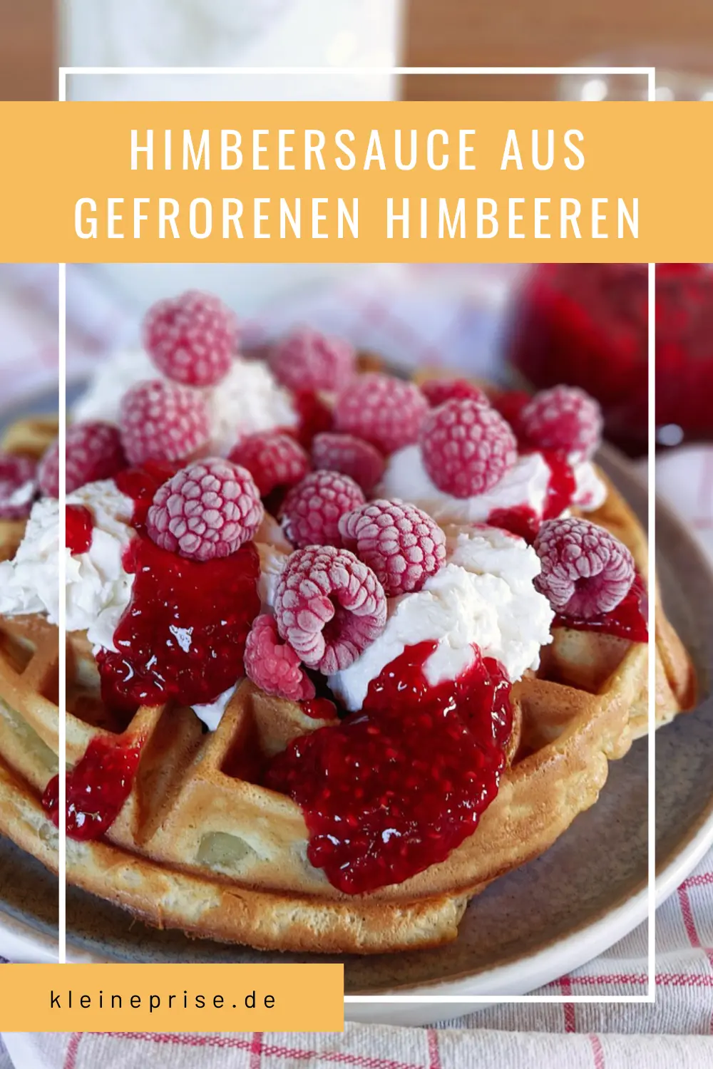 Pinterest: Himbeersauce aus gefrorenen Himbeeren – Rezept Pinterest: Himbeersauce aus gefrorenen Himbeeren